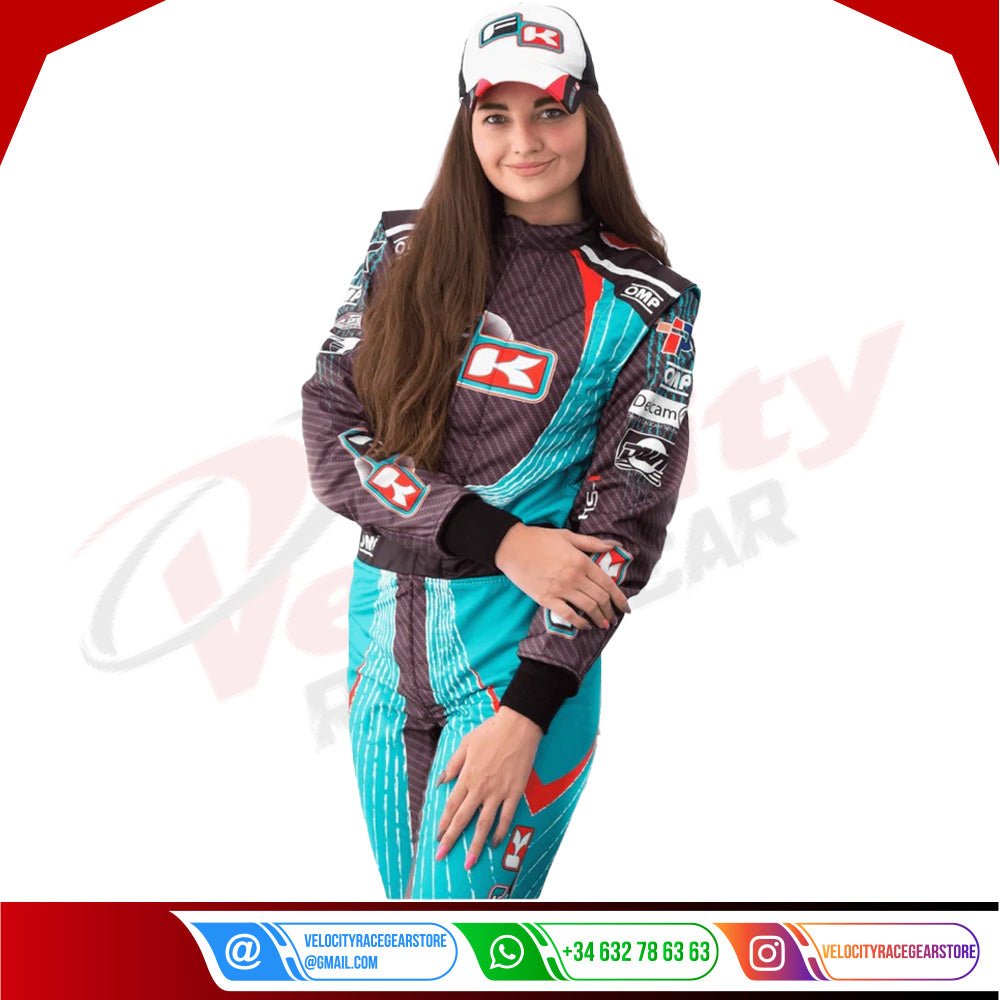 FR KART 2020 RACING SUIT DRIVER STD - Velocity Racegear-FR KART 2020 RACING SUIT DRIVER STD - Velocity Racegear-Kart Racing Suit