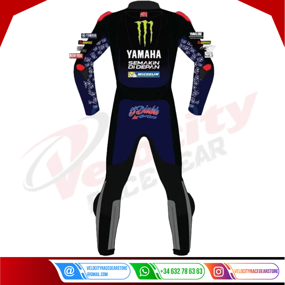 Fabio Quartararo Monster Energy Race Suit MotoGP 2021 - Velocity Racegear-null