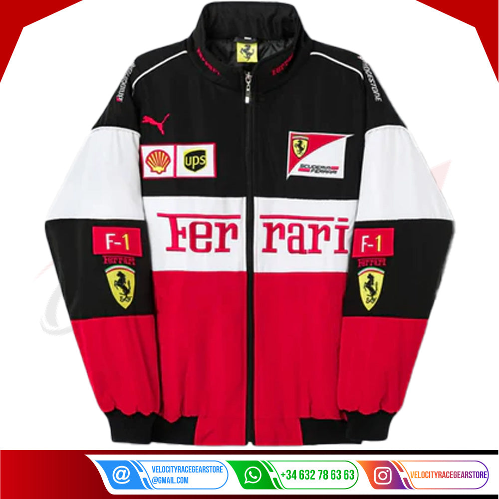 Ferrari F1 Vintage Jacket - Velocity Racegear-Ferrari F1 Vintage Jacket - Velocity Racegear-F1 jacket