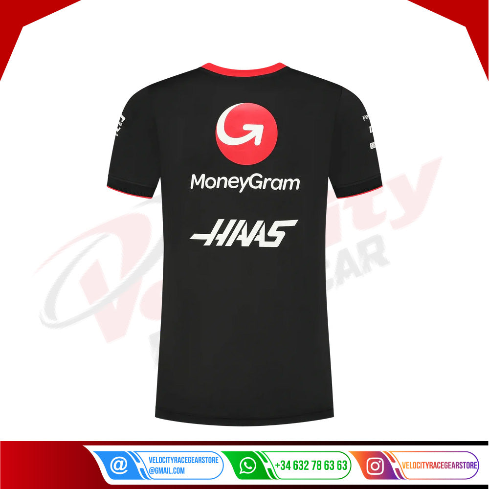Fitted T-shirt Haas F1 Team - Velocity Racegear-Fitted T-shirt Haas F1 Team - Velocity Racegear-F1 Polo Shirts