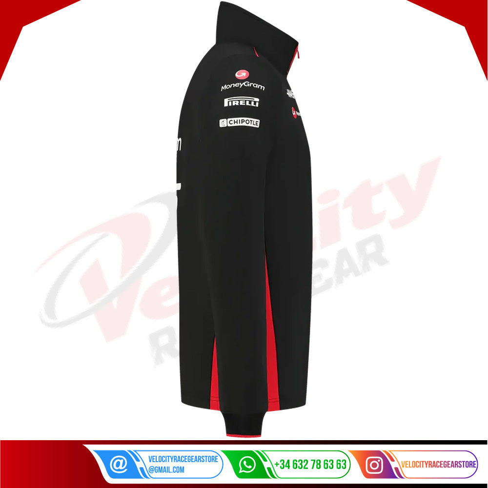 Fitted Zip Sweater / Haas F1 Team