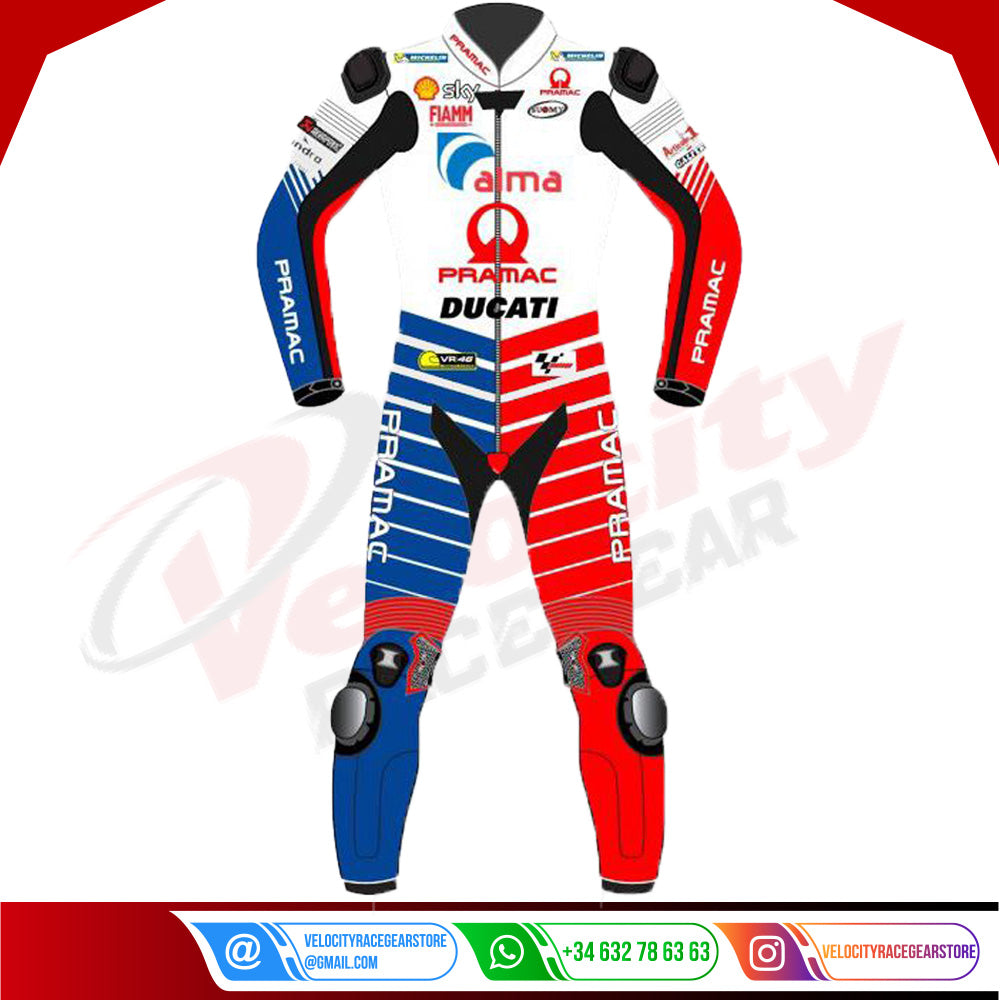 Francesco Bagnaia Ducati Motogp 2019 Racing Suit - Velocity Racegear-null
