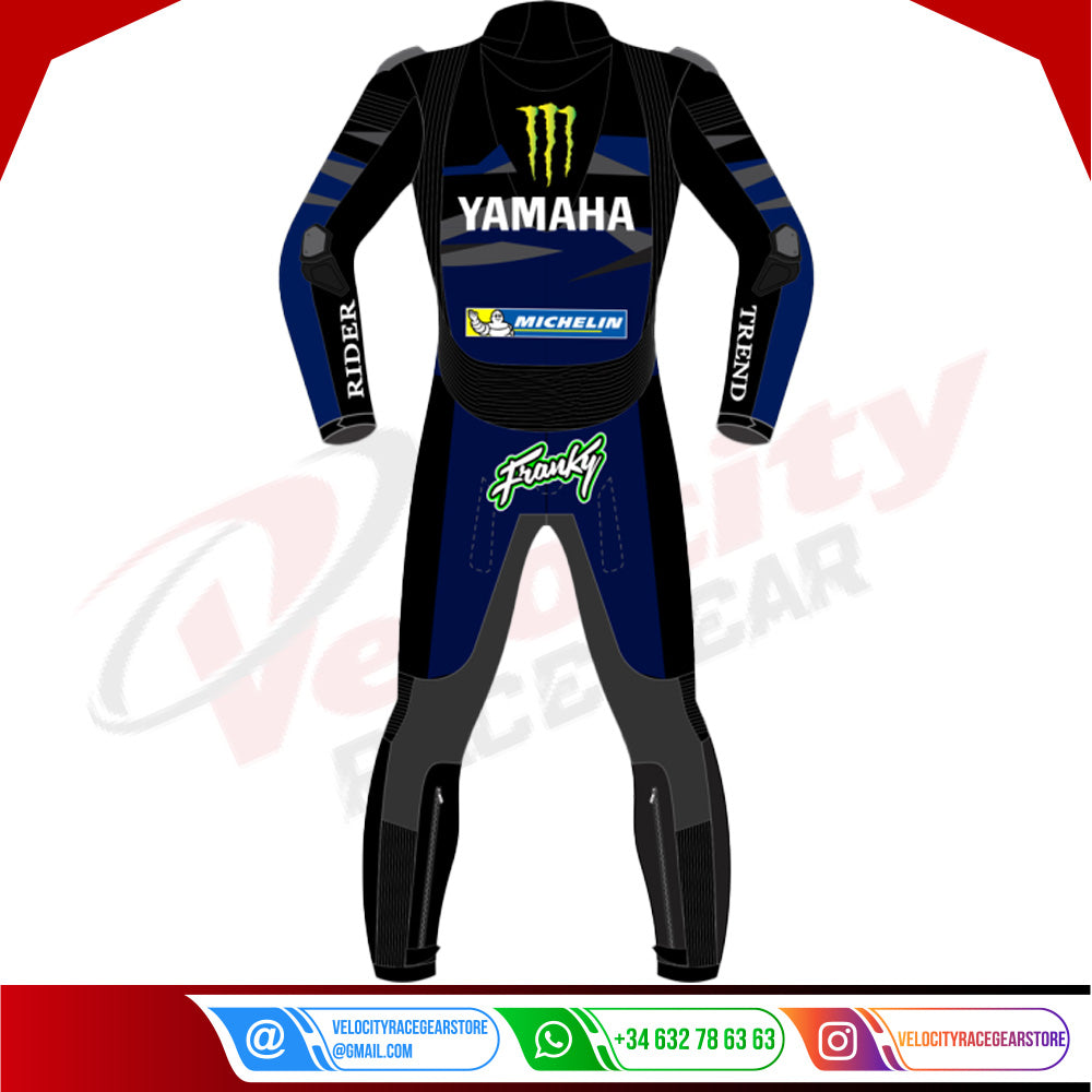 Franco Morbidelli MotoGP 2023 Yamaha Leather Racing Suit - Velocity Racegear-null