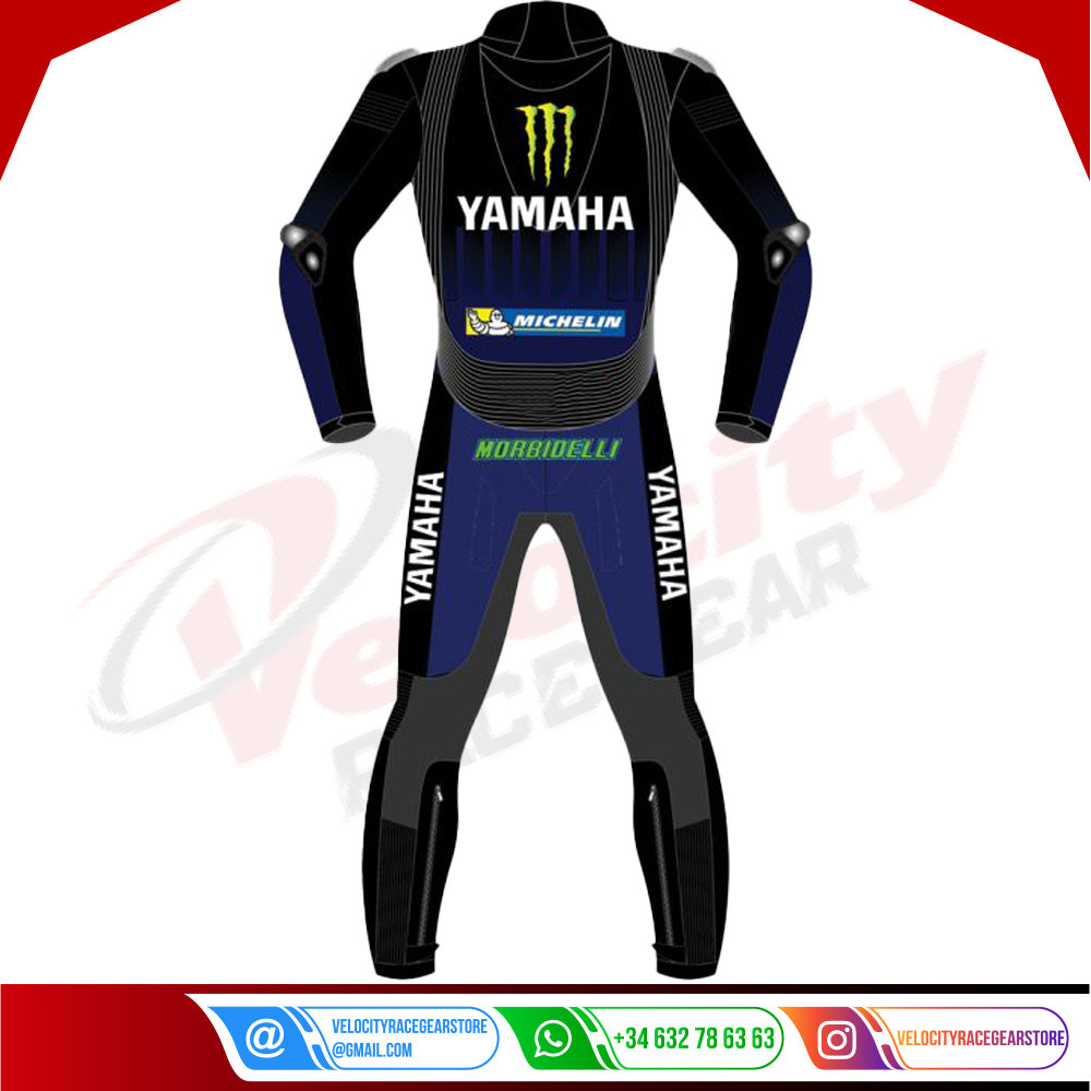 Franco Morbidelli Yamaha Leather Racing Leather Suit MotoGP 2022 - Velocity Racegear-null