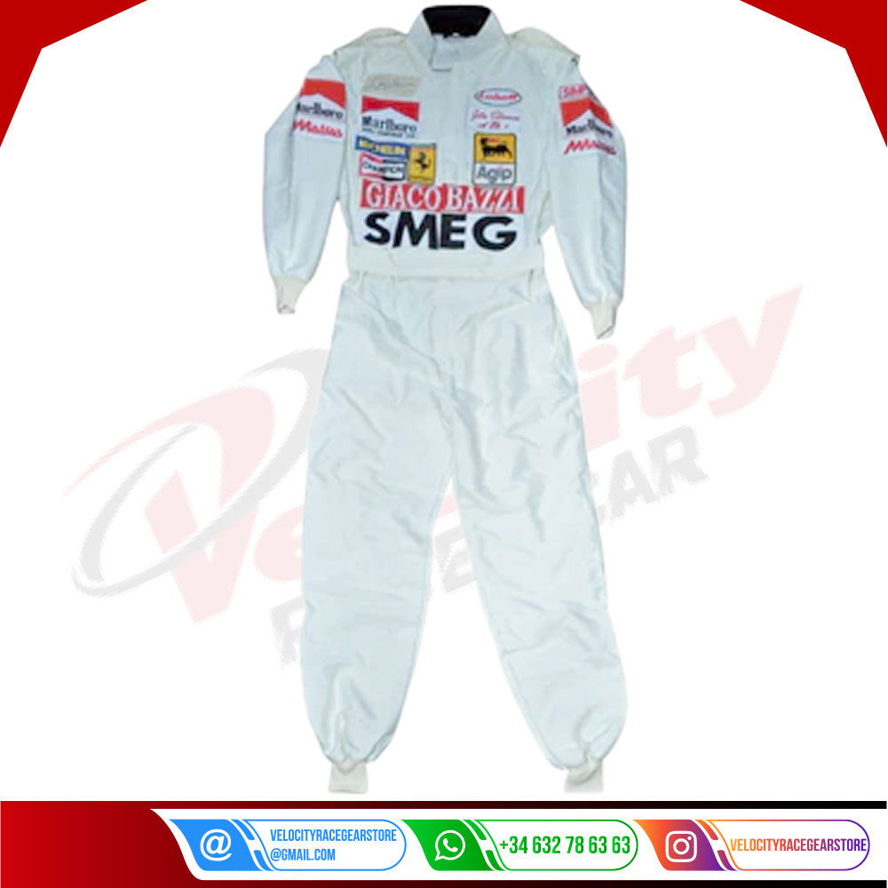 GILLES VILLENEUVE SIGNED Ferrari 1980 F1 REPLICA Race SUIT - Velocity Racegear-GILLES VILLENEUVE SIGNED Ferrari 1980 F1 REPLICA Race SUIT - Velocity Racegear-F1 Racing Suit