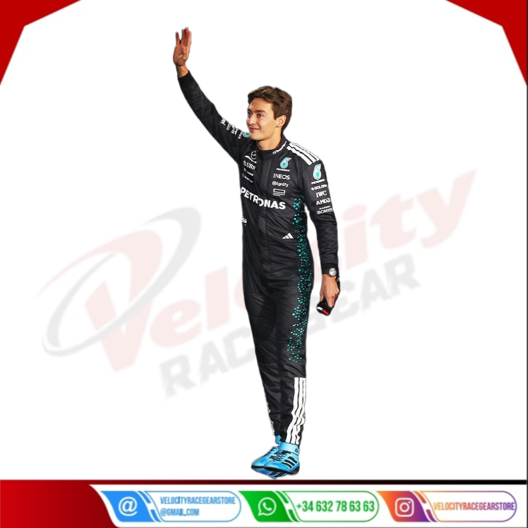 George Russell 2025 Mercedes-AMG Petronas F1 Racing Suit - Velocity Racegear-LEWIS HAMILTON Mercedes AMG Petronas F1 Team 2014 - Velocity Racegear-F1 Racing Suit