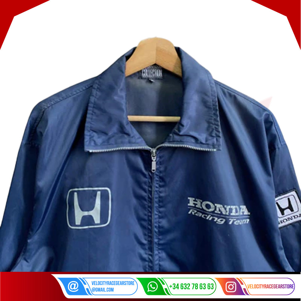 Honda Vintage Racing F1 Team Embroidered Jacket - Velocity Racegear-Honda Vintage Racing F1 Team Embroidered Jacket - Velocity Racegear-F1 jacket