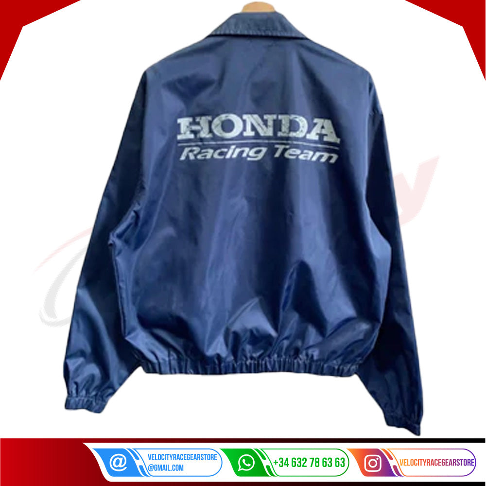 Honda Vintage Racing F1 Team Embroidered Jacket - Velocity Racegear-Honda Vintage Racing F1 Team Embroidered Jacket - Velocity Racegear-F1 jacket