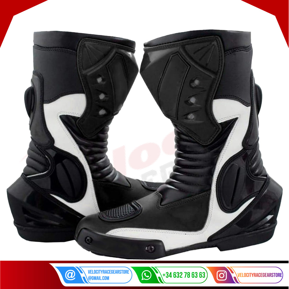 IXS Sepang Black Motorcycle Racing Boots - Velocity Racegear-null