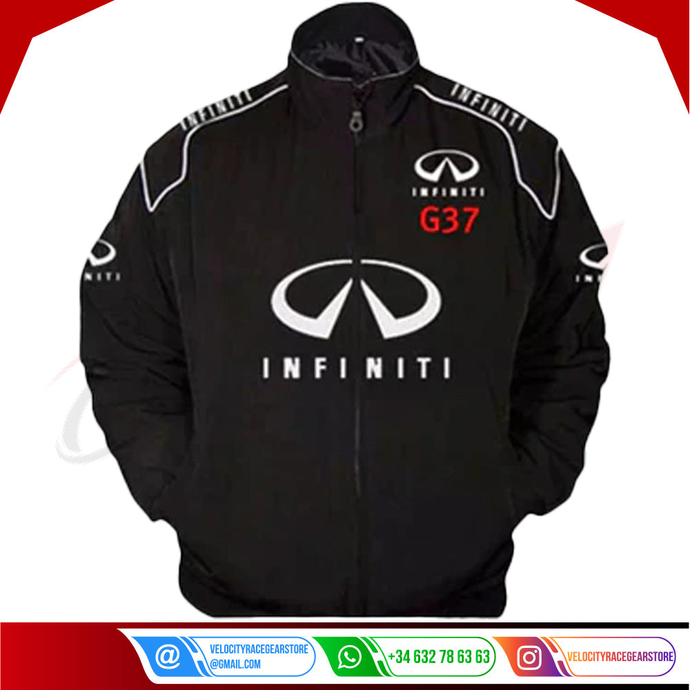 Infiniti G37 Embroidered F1 Racing Jacket - Velocity Racegear-Infiniti G37 Embroidered F1 Racing Jacket - Velocity Racegear-F1 jacket