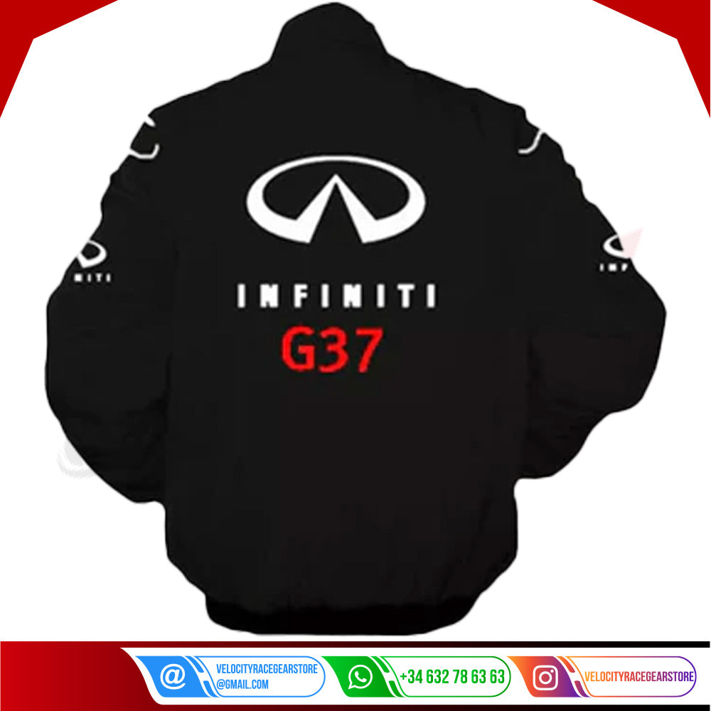 Infiniti G37 Embroidered F1 Racing Jacket - Velocity Racegear-Infiniti G37 Embroidered F1 Racing Jacket - Velocity Racegear-F1 jacket