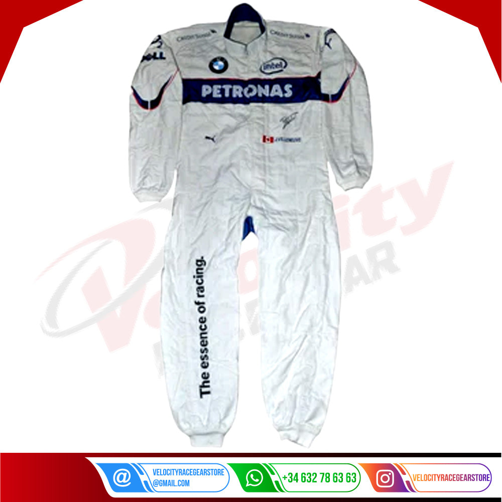 JACQUES VILLENEUVE USED & SIGNED BMW SAUBER 2006 Bahrain GP F1 Race SUIT