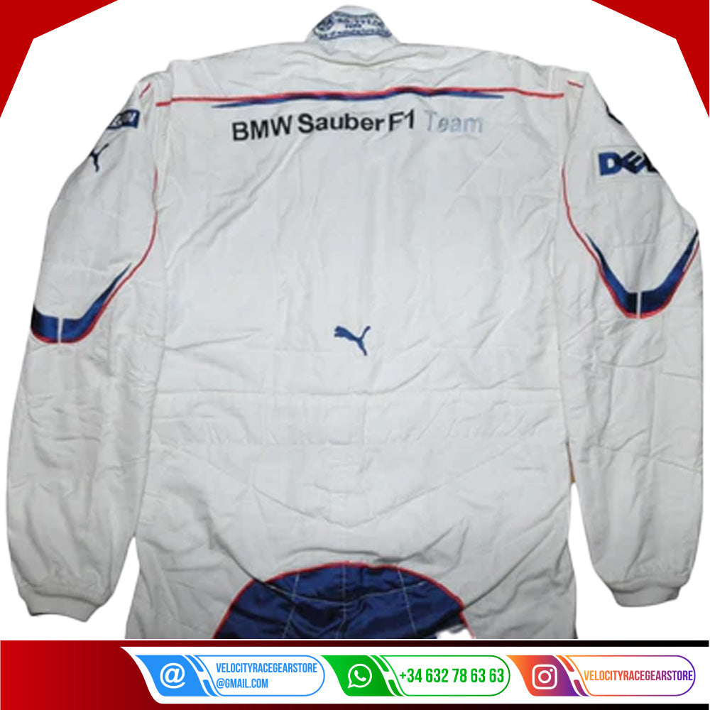 JACQUES VILLENEUVE USED & SIGNED BMW SAUBER 2006 Bahrain GP F1 Race SUIT