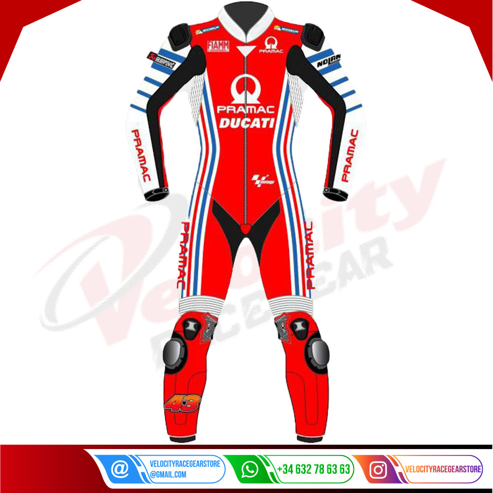 Jack Miller Ducati Motorbike Suit Motogp 2020 - Velocity Racegear-null