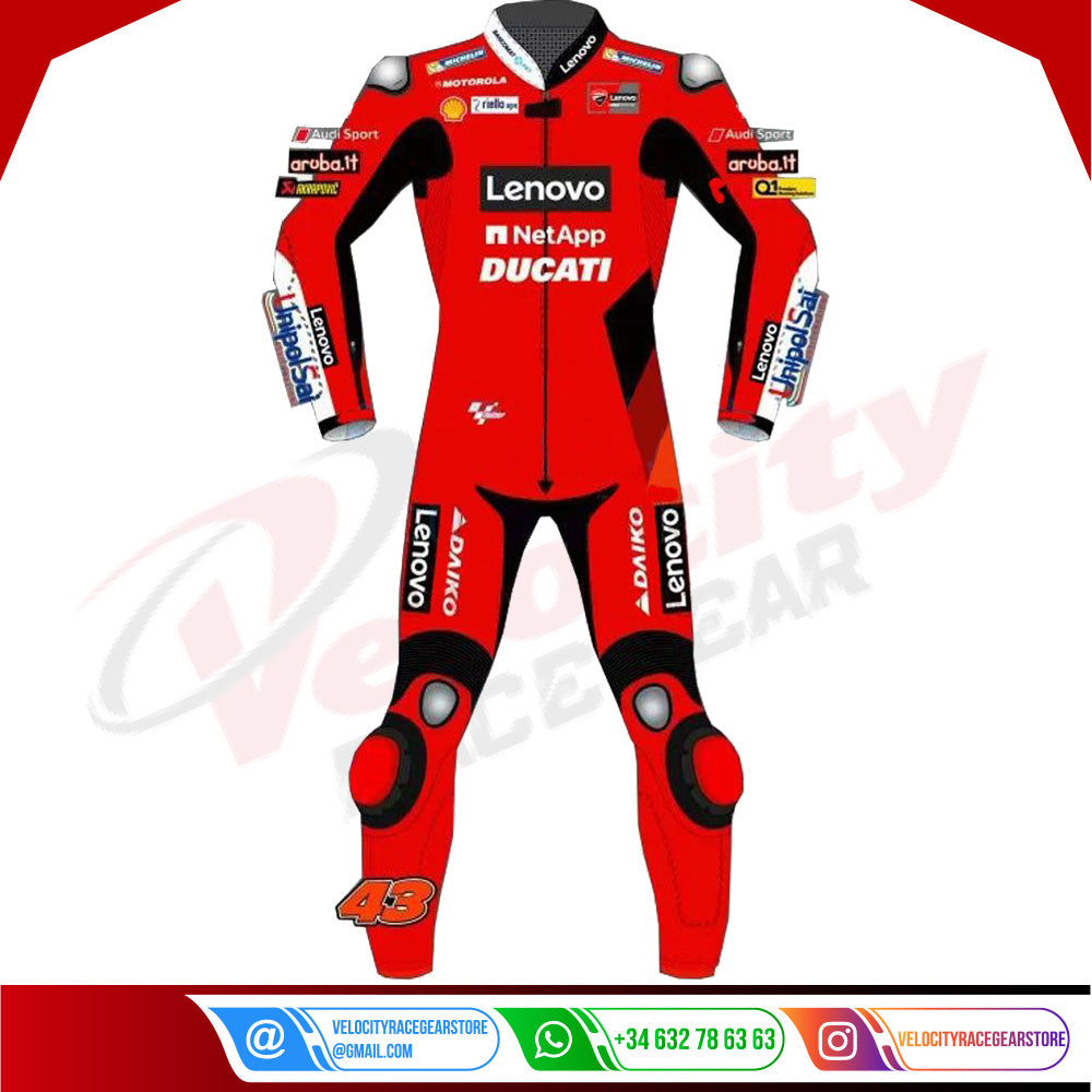 Jack Miller Ducati Motorcycle Suit Australian Motogp 2019 - Velocity Racegear-null