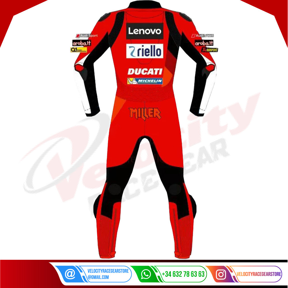 Jack Miller Ducati Motorcycle Suit Australian Motogp 2019 - Velocity Racegear-null