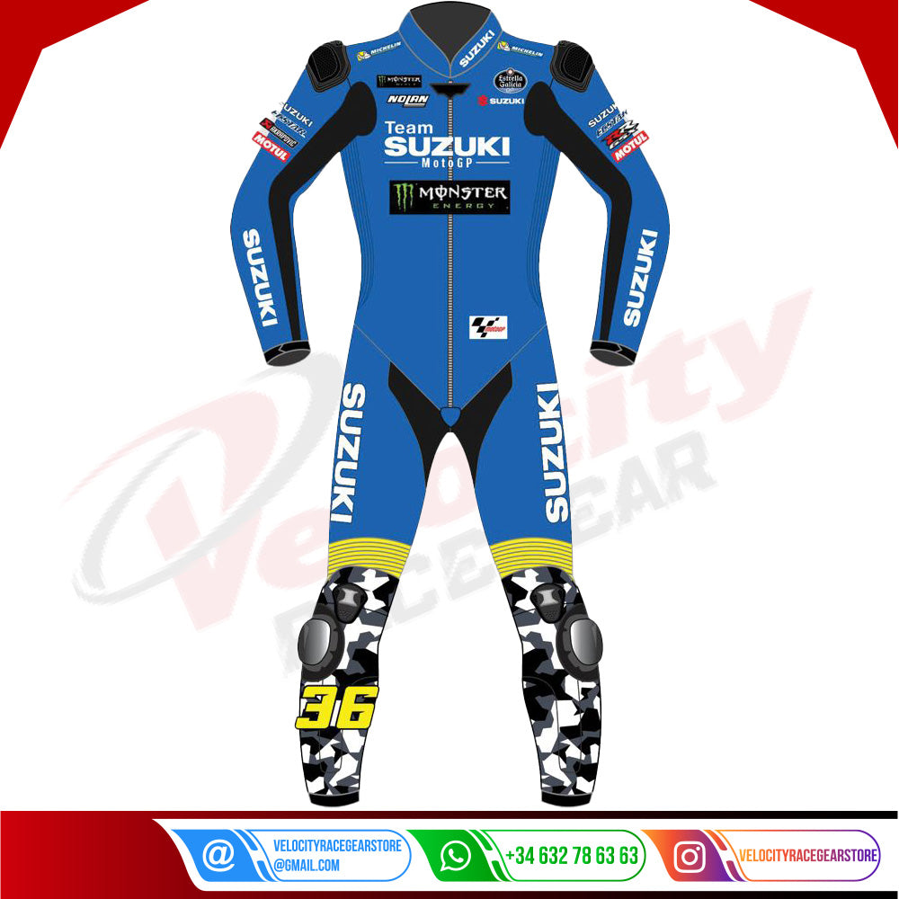 Joan Mir Suzuki Leather Suit MotoGP 2022 - Velocity Racegear-null