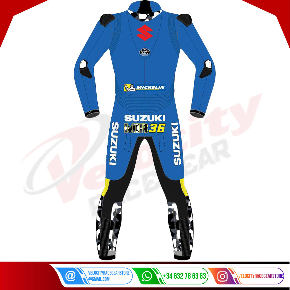 Joan Mir Suzuki Leather Suit MotoGP 2022 - Velocity Racegear-null