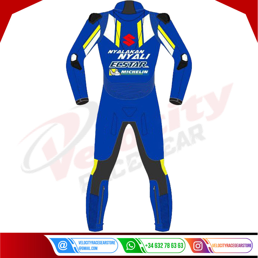 Joan Mir Suzuki Moto GP 2019 Suit - Velocity Racegear-null