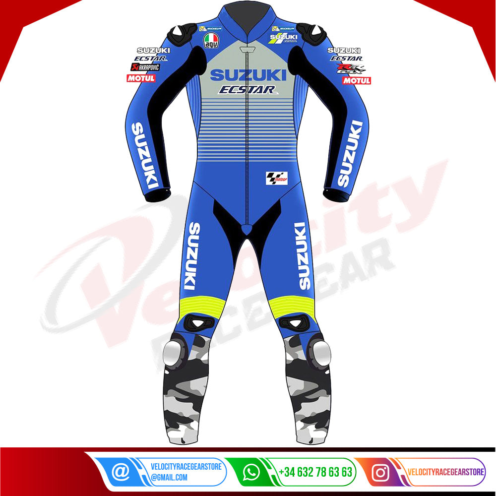Joan Mir Suzuki Motorbike Suit 2020 - Velocity Racegear-null