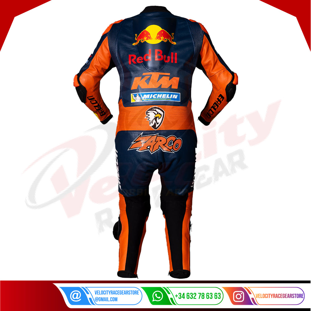 Johann Zarco KTM Redbull MotoGP 2019 Leather Riding Suit - Velocity Racegear-null