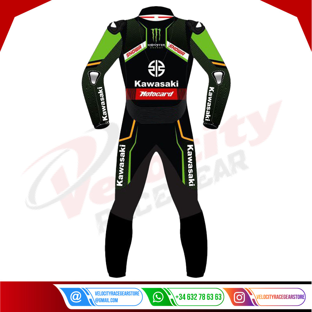 Jonathan Rea Kawasaki Ninja Motorbike Suit 2020 - Velocity Racegear-null