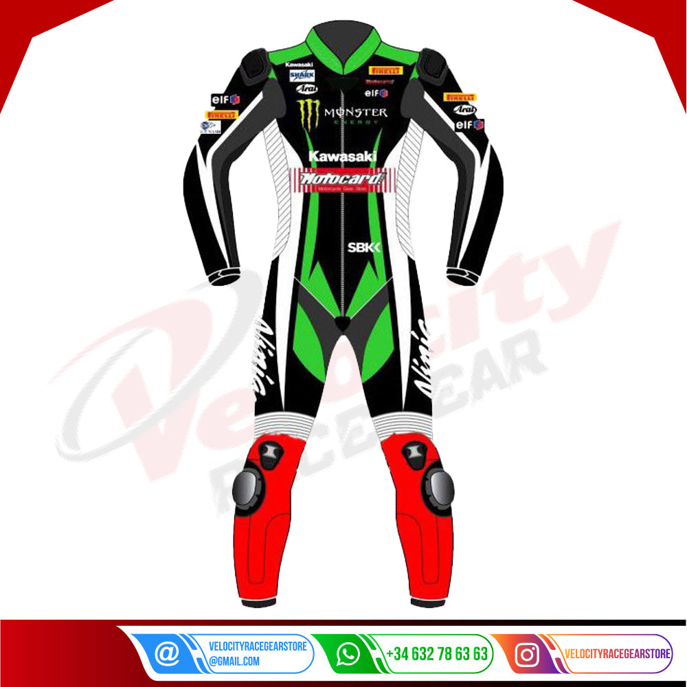 Jonathan Rea Kawasaki WSBK 2017 Racing Suit - Velocity Racegear-null