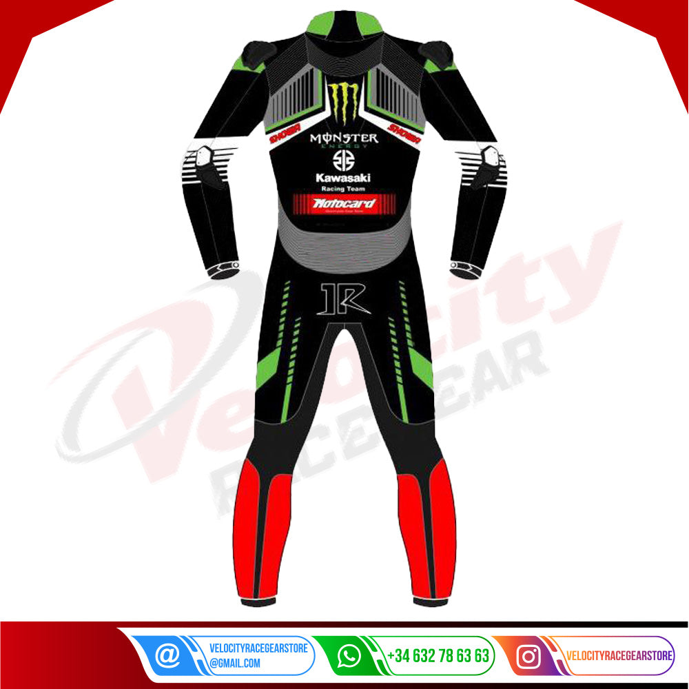 Jonathan Rea Kawasaki WSBK 2019 Racing Suit - Velocity Racegear-null