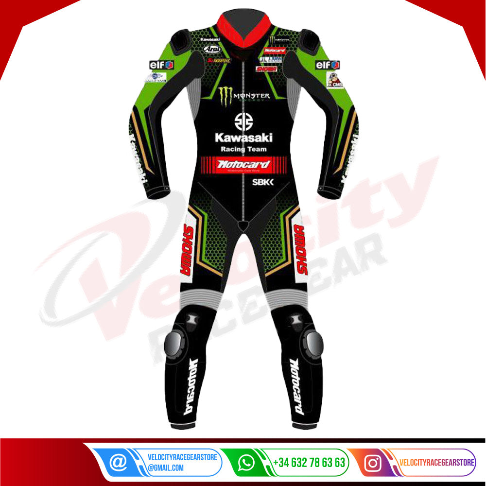 Jonathan Rea Kawasaki WSBK 2020 Racing Suit - Velocity Racegear-null