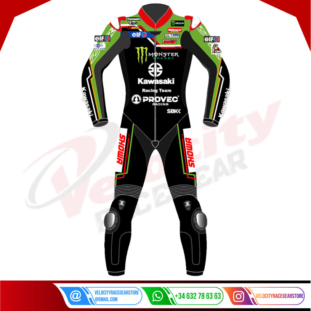 Jonathan Rea WSBK 2023 Kawasaki Racing Suit - Velocity Racegear-null