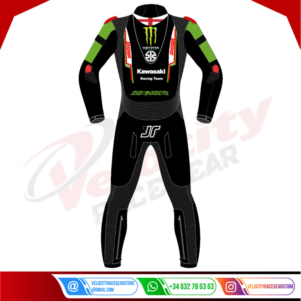 Jonathan Rea WSBK 2023 Kawasaki Racing Suit - Velocity Racegear-null