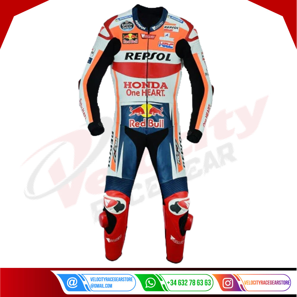 Jorge Lorenzo Honda Repsol MotoGp 2019 Suit Cowhide Motorcyle Suit - Velocity Racegear-null