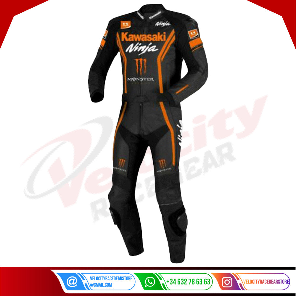 Kawasaki Ninja Motogp Leather Suit - Velocity Racegear-null