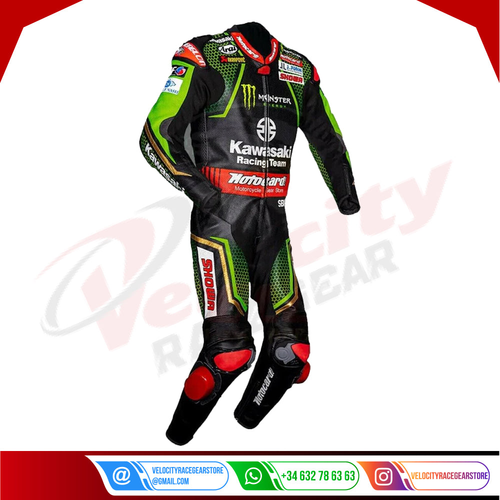 Kawasaki Racing Leathers Alex Lowes 2020 - Velocity Racegear-null