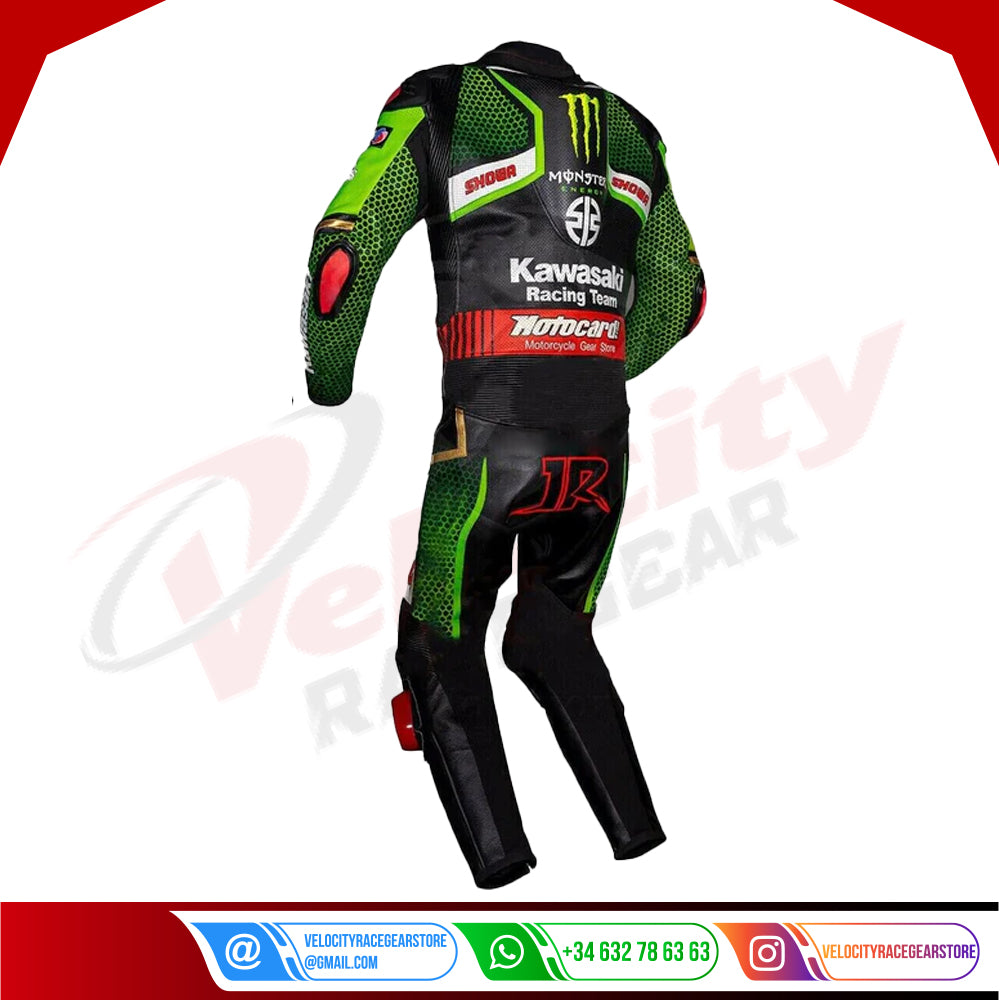 Kawasaki Racing Leathers Alex Lowes 2020 - Velocity Racegear-null