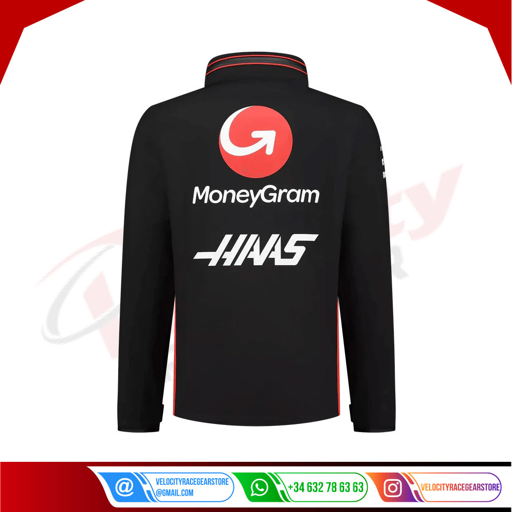 Lightweight Raincoat Haas F1 Team - Velocity Racegear-Lightweight Raincoat Haas F1 Team - Velocity Racegear-F1 jacket