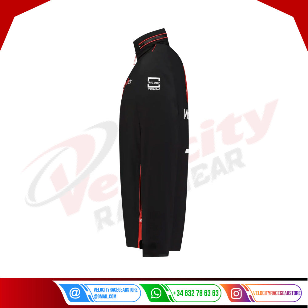 Lightweight Raincoat Haas F1 Team - Velocity Racegear-Lightweight Raincoat Haas F1 Team - Velocity Racegear-F1 jacket
