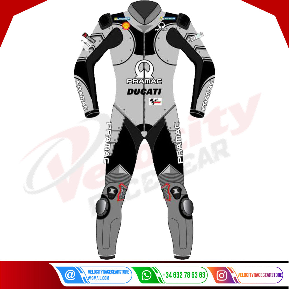 Lorenzo Ducati Motorcycle Leather Suit 2017 - Velocity Racegear-null