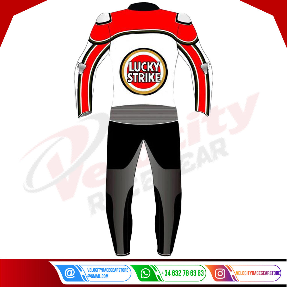 Lucky Strike Motorcycle Leather Suit - Velocity Racegear-null
