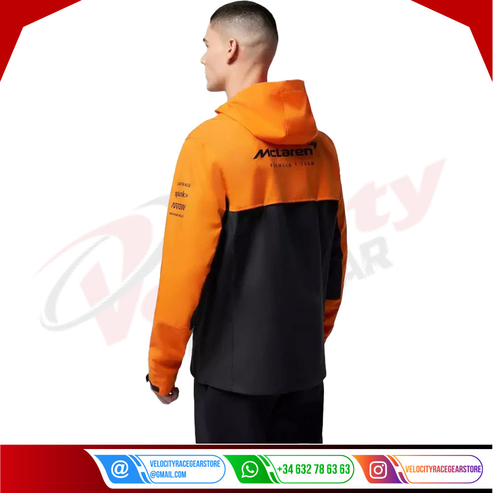 MENS McLAREN REPLICA LIGHTWEIGHT RAIN JACKET - Velocity Racegear-MENS McLAREN REPLICA LIGHTWEIGHT RAIN JACKET - Velocity Racegear-F1 jacket