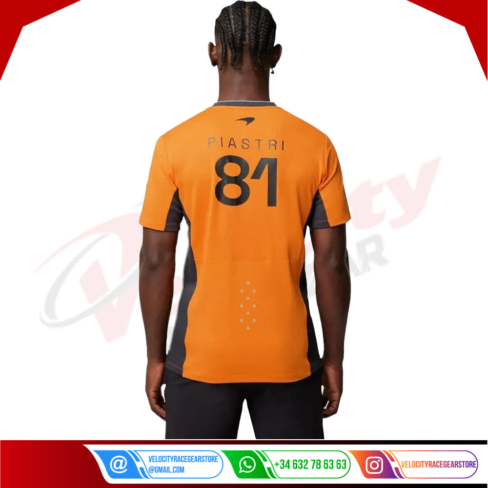 MENS McLAREN REPLICA SET UP T-SHIRT OSCAR PIASTRI - Velocity Racegear-MENS McLAREN REPLICA SET UP T-SHIRT OSCAR PIASTRI - Velocity Racegear-F1 Polo Shirts