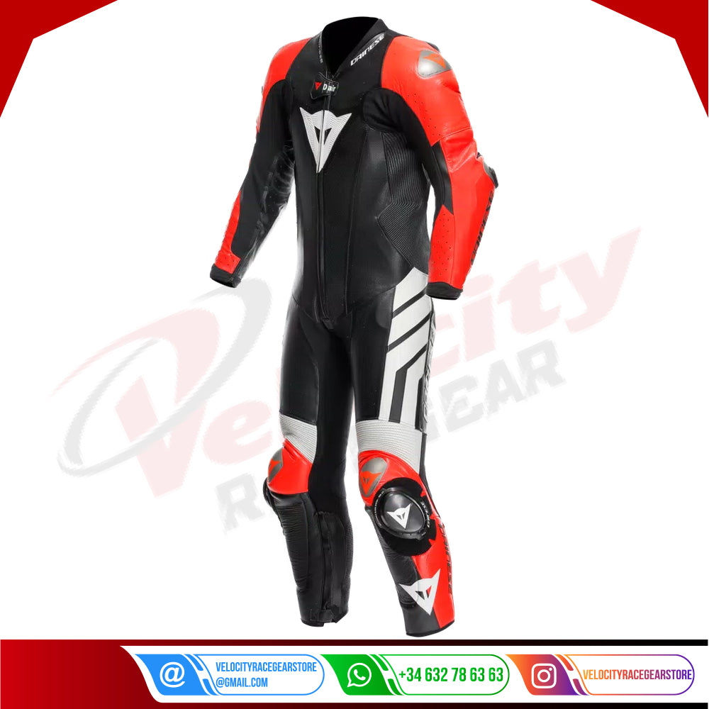 MUGELLO 3 D-AIR® - MEN'S 1-PIECE MOTORCYCLE PERFORATED LEATHER SUIT WITH AIRBAG