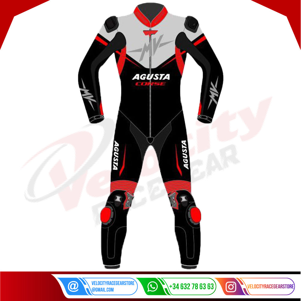 MV Agusta Motorcycle Leather Suit - Velocity Racegear-null