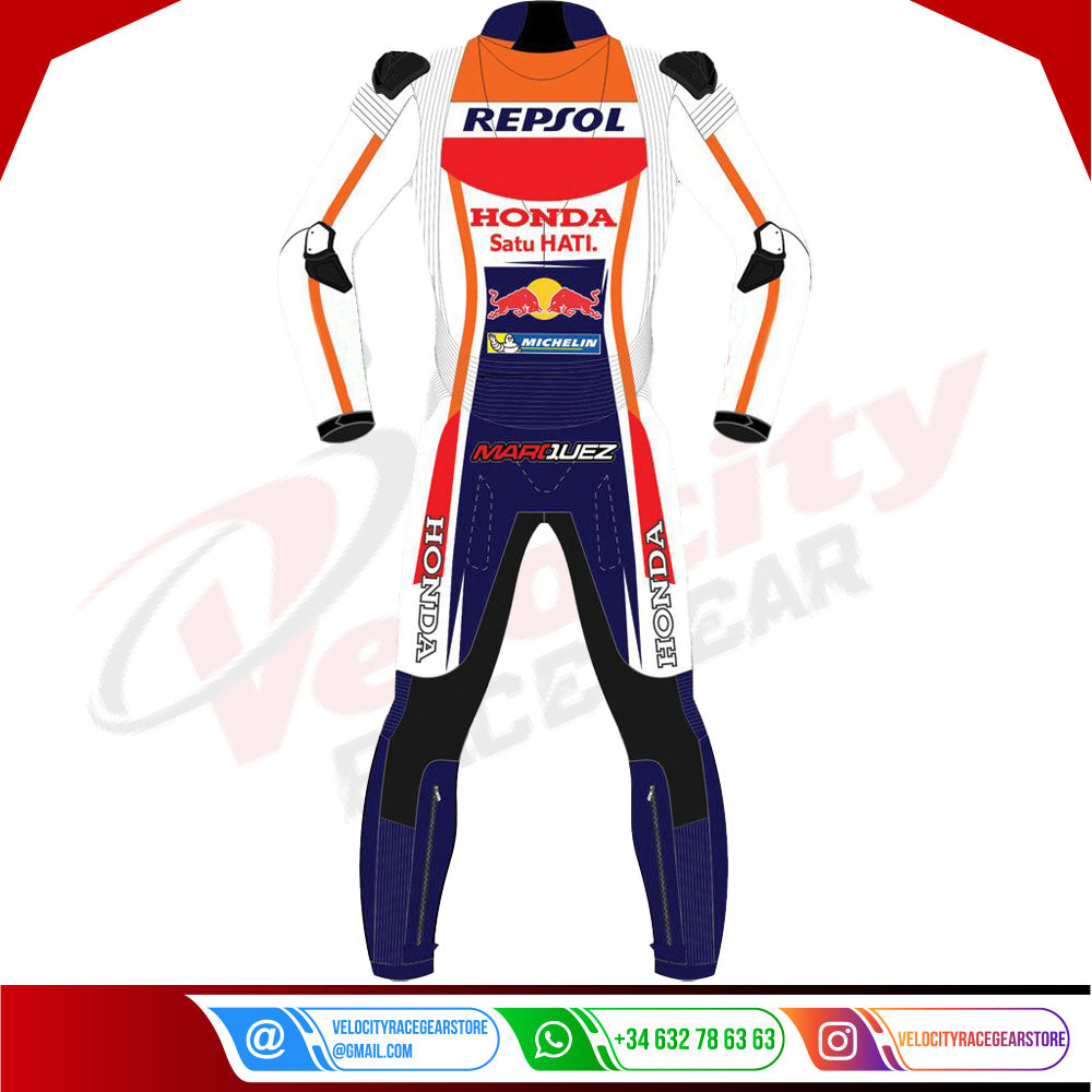 Marc Marquez Honda Bike Leather Suit MotoGP 2022 - Velocity Racegear-null