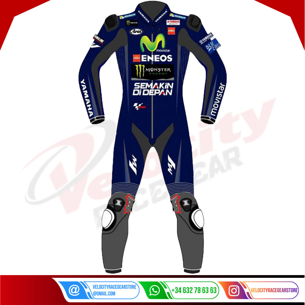 Maverick Vinales Movistar Yamaha Motogp 2017 Suit - Velocity Racegear-null