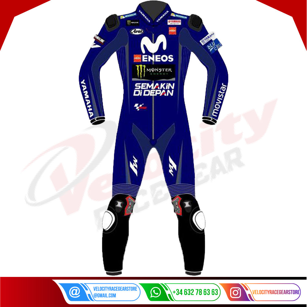 Maverick Vinales Movistar Yamaha Motogp 2018 Suit - Velocity Racegear-null