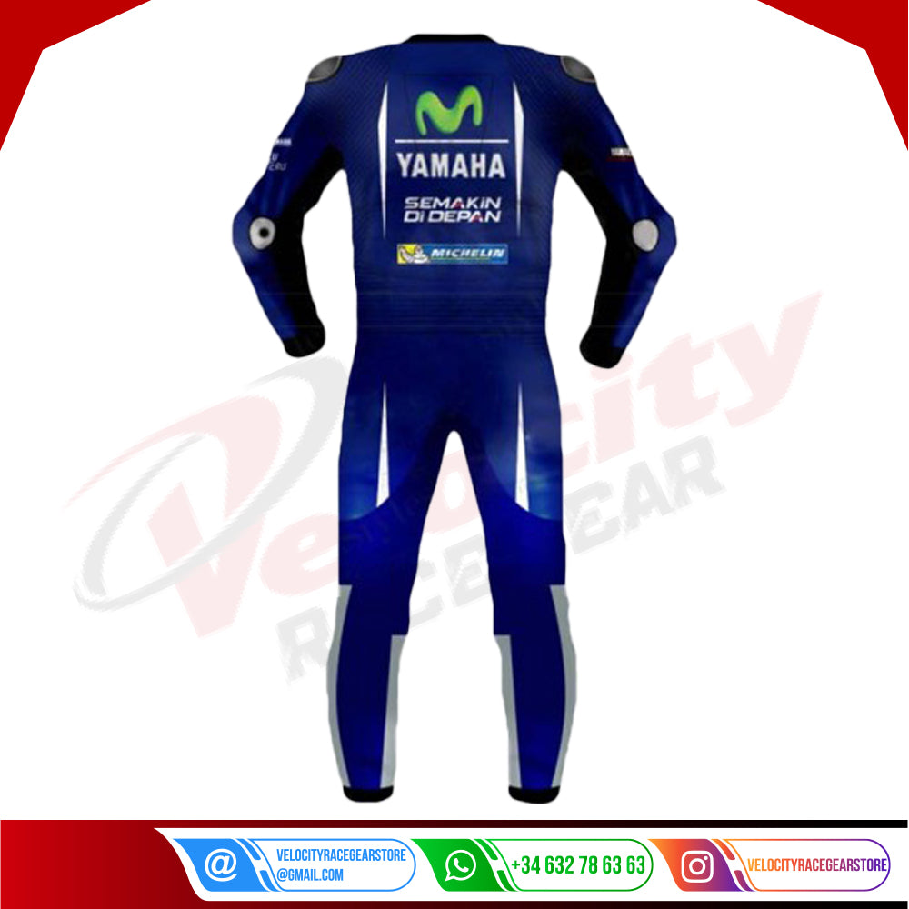 Maverick Vinales Yamaha Movistar Motogp Motorcycle Leather Suit - Velocity Racegear-null