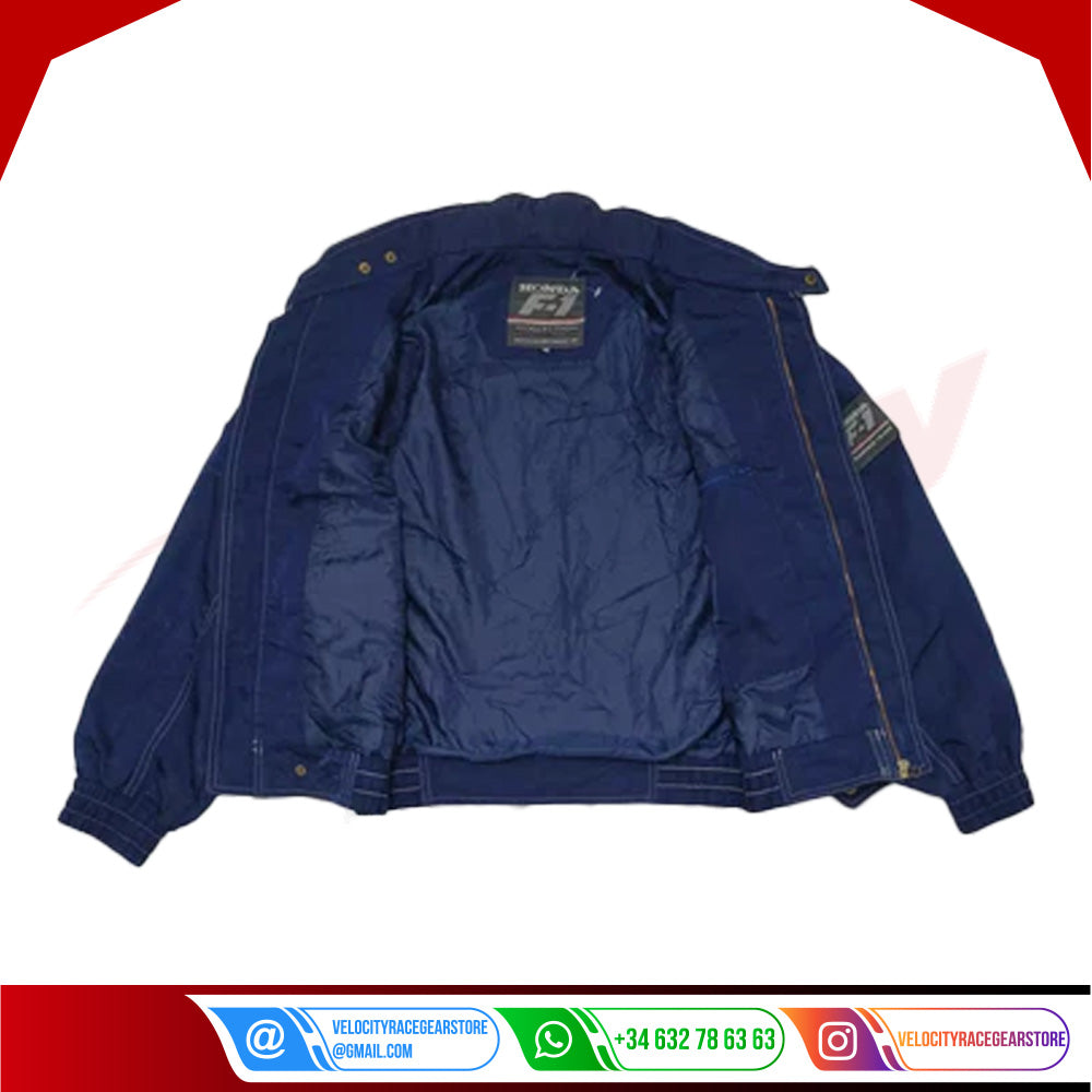 McLaren Ayrton Senna Marlboro Vintage F1 Racing Jacket - Velocity Racegear-McLaren Ayrton Senna Marlboro Vintage F1 Racing Jacket - Velocity Racegear-F1 jacket