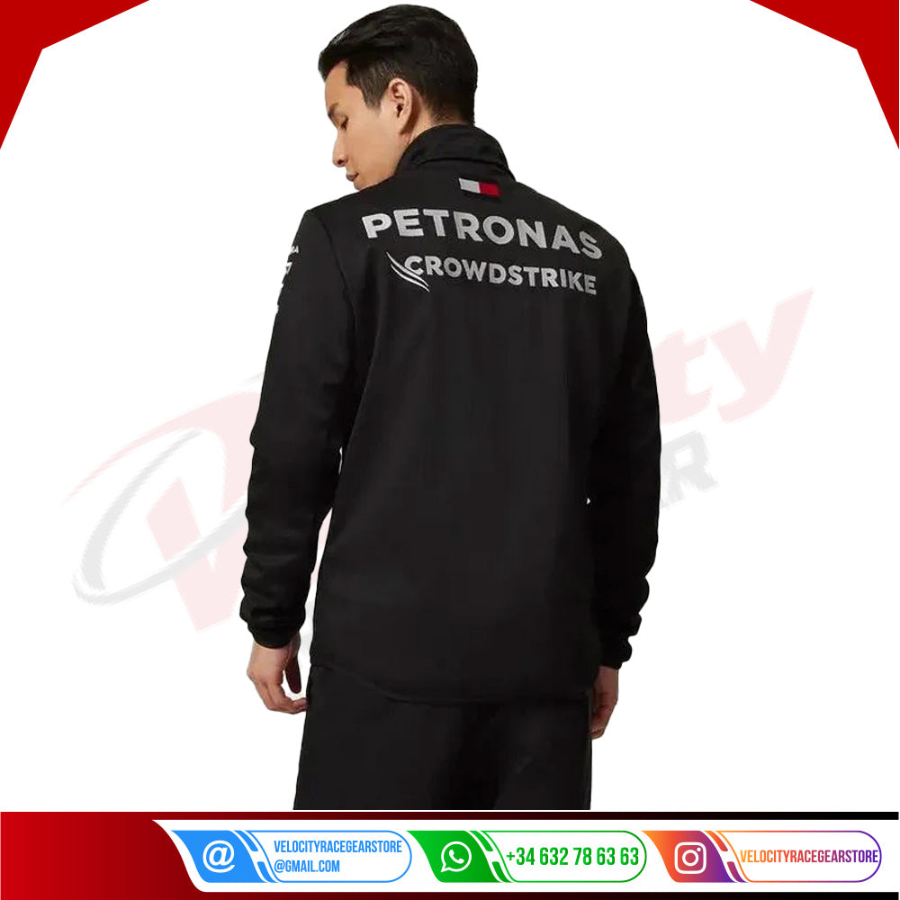 Mercedes-AMG F1 2023 Team Softshell Jacket - Velocity Racegear-Mercedes-AMG F1 2023 Team Softshell Jacket - Velocity Racegear-F1 jacket