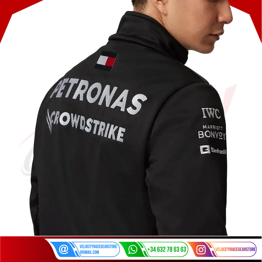 Mercedes-AMG F1 2023 Team Softshell Jacket - Velocity Racegear-Mercedes-AMG F1 2023 Team Softshell Jacket - Velocity Racegear-F1 jacket